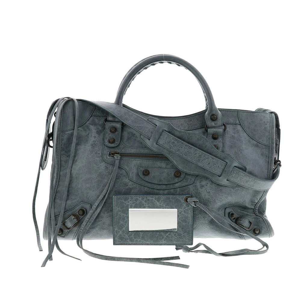 BALENCIAGA The City Bag Handbag Blue
